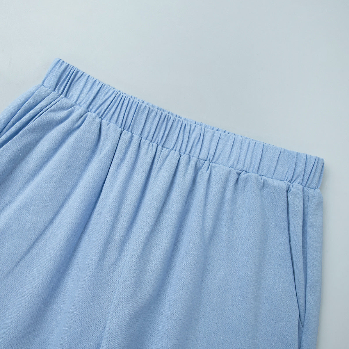 Pajama Set 100% Cotton Long Sleeve Pajama Solid Color  Sleepwear Set Women Loungewear Organic Cotton Clothing Comfortable Pajamas Cotton Lounge Set Casual suit fall clothes