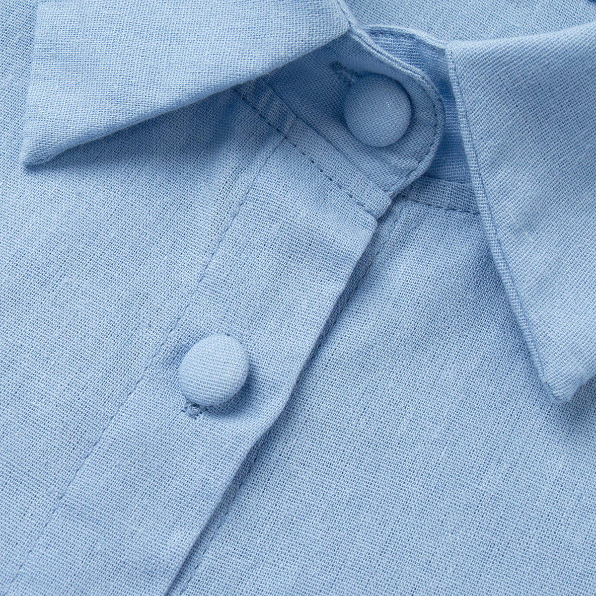 Pajama Set 100% Cotton Long Sleeve Pajama Solid Color  Sleepwear Set Women Loungewear Organic Cotton Clothing Comfortable Pajamas Cotton Lounge Set Casual suit fall clothes